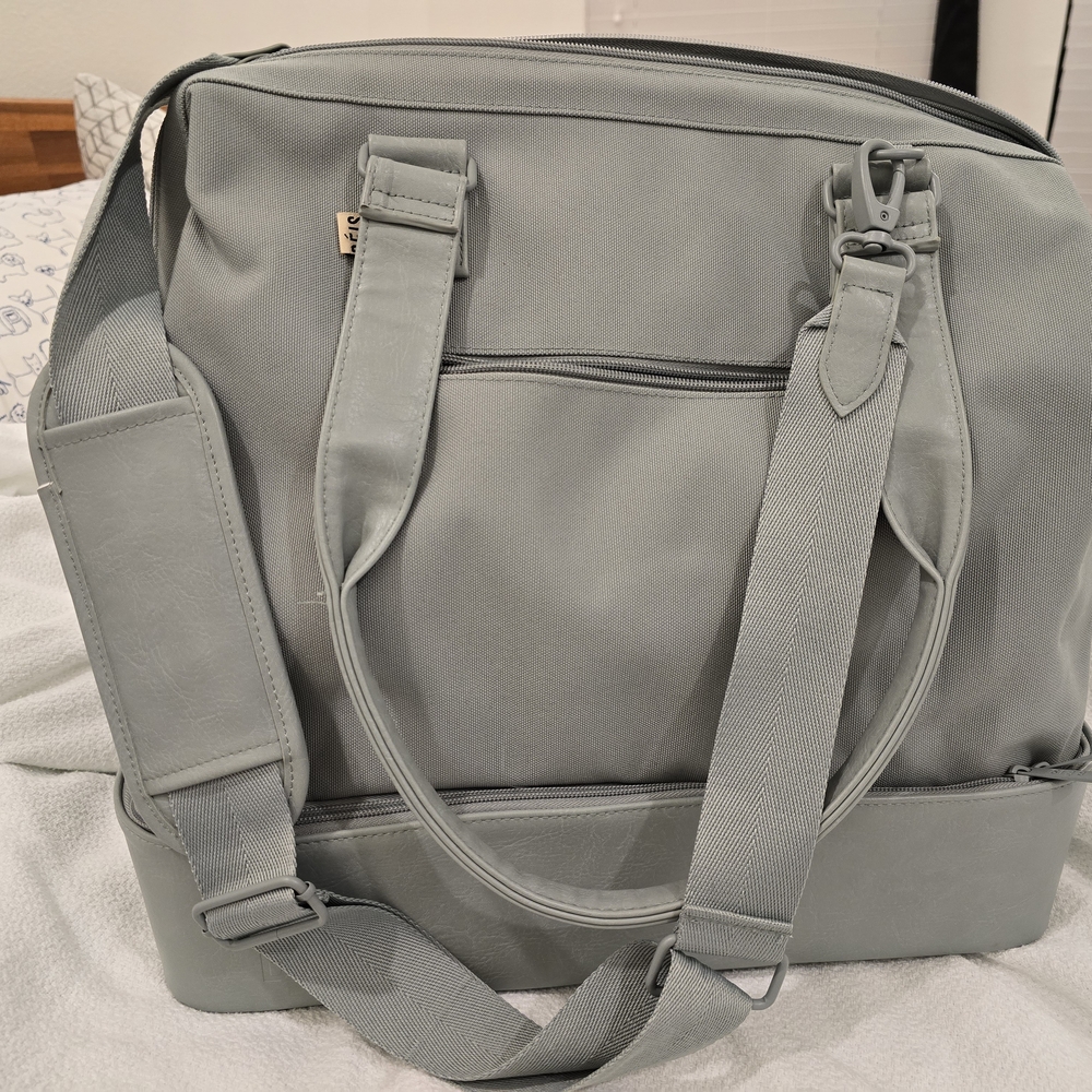 Slate Beis mini weekender bag